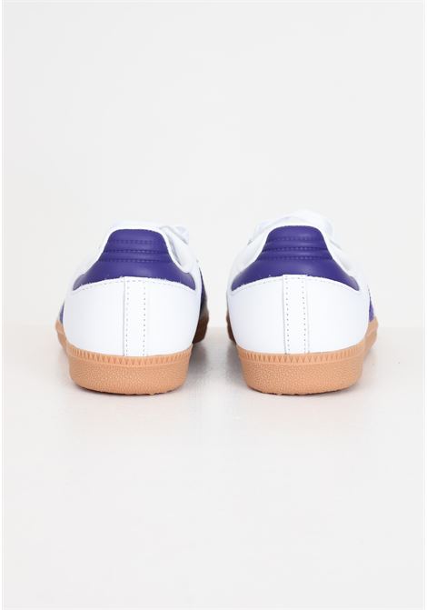 Sneakers uomo donna viola e bianca Samba OG W ADIDAS ORIGINALS | IF6514.